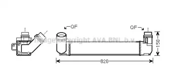 RT4412 AVA QUALITY COOLING Интеркулер