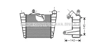 SAA4020 AVA QUALITY COOLING Интеркулер