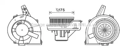 ST8045 AVA QUALITY COOLING Электродвигатель, вентиляция салона