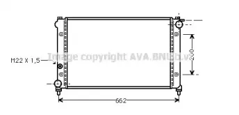 STA2005 AVA QUALITY COOLING Радиатор, охлаждение двигателя