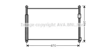 SZ5108D AVA QUALITY COOLING Конденсатор, кондиционер