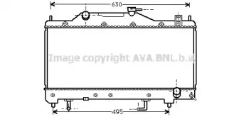 TO2284 AVA QUALITY COOLING Радиатор, охлаждение двигателя