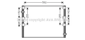 TO5278 AVA QUALITY COOLING Конденсатор, кондиционер