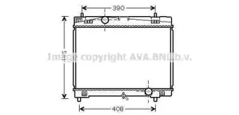 TOA2482 AVA QUALITY COOLING Радиатор, охлаждение двигателя