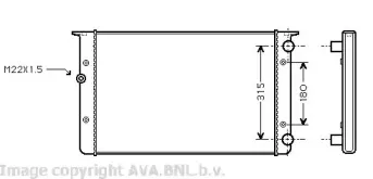 VW2105 AVA QUALITY COOLING