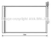 VW5334D AVA QUALITY COOLING Конденсатор, кондиционер