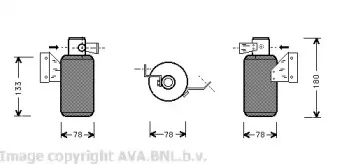 VWD166 AVA QUALITY COOLING Осушитель, кондиционер