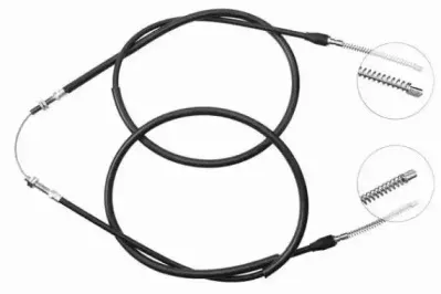 J12445 NIPPARTS Трос, стояночная тормозная система