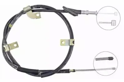 J12557 NIPPARTS Трос, стояночная тормозная система