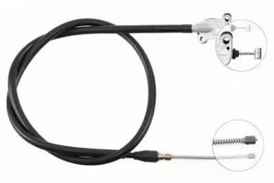 J13508 NIPPARTS Трос, стояночная тормозная система