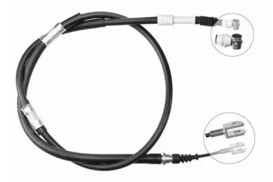 J16697 NIPPARTS Трос, стояночная тормозная система