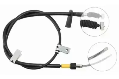 J18848 NIPPARTS Трос, стояночная тормозная система