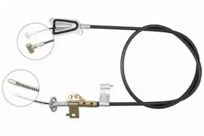 J19808 NIPPARTS Трос, стояночная тормозная система