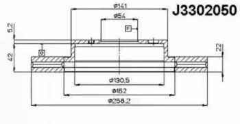 nipparts-j3302050