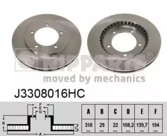 J3308016HC NIPPARTS