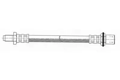 J3702061 NIPPARTS Тормозной шланг
