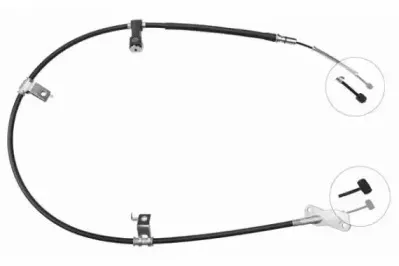 J3934018 NIPPARTS Трос, стояночная тормозная система