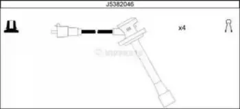 J5382046 NIPPARTS Комплект проводов зажигания