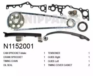 N1152001 NIPPARTS Комплект цели привода распредвала