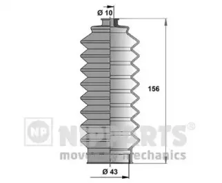 N2844012 NIPPARTS Комплект пылника, рулевое управление