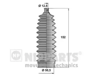 N2848004 NIPPARTS Комплект пылника, рулевое управление