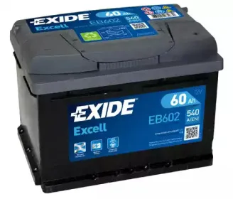 EB602 EXIDE Стартерная аккумуляторная батарея