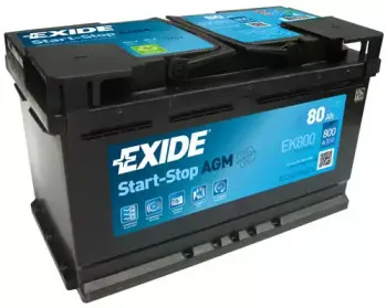 EK800 EXIDE Стартерная аккумуляторная батарея