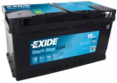 EK950 EXIDE Стартерная аккумуляторная батарея