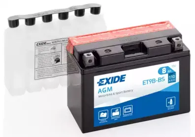 ET9B-BS EXIDE Стартерная аккумуляторная батарея