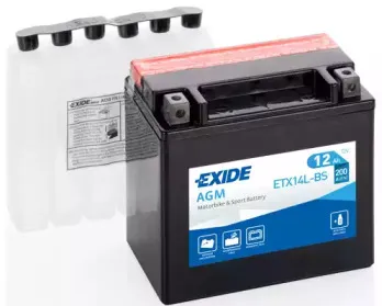 ETX14L-BS EXIDE Стартерная аккумуляторная батарея