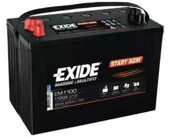 EM1100 EXIDE Стартерная аккумуляторная батарея