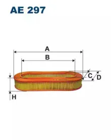 AE297 FILTRON Воздушный фильтр