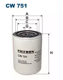 CW751 FILTRON Фильтр для охлаждающей жидкости