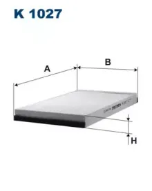 K1027 FILTRON Фильтр, воздух во внутренном пространстве