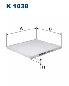K1038 FILTRON Фильтр, воздух во внутренном пространстве