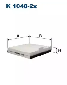 K1040-2x FILTRON Фильтр, воздух во внутренном пространстве