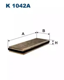 K1042A FILTRON Фильтр, воздух во внутренном пространстве