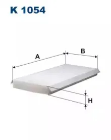 K1054 FILTRON Фильтр, воздух во внутренном пространстве