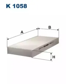 K1058 FILTRON Фильтр, воздух во внутренном пространстве