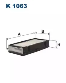 K1063 FILTRON Фильтр, воздух во внутренном пространстве