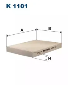 K1101 FILTRON Фильтр, воздух во внутренном пространстве