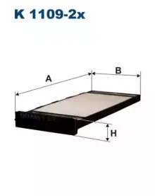 K1109-2x FILTRON Фильтр, воздух во внутренном пространстве