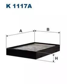 K1117A FILTRON Фильтр, воздух во внутренном пространстве