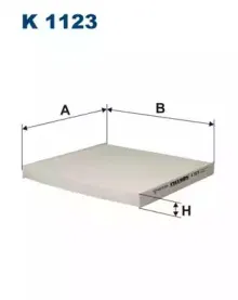 K1123 FILTRON Фильтр, воздух во внутренном пространстве