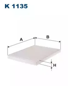 K1135 FILTRON Фильтр, воздух во внутренном пространстве