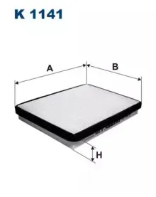 K1141 FILTRON Фильтр, воздух во внутренном пространстве