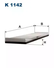 K1142 FILTRON Фильтр, воздух во внутренном пространстве