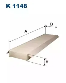 K1148 FILTRON Фильтр, воздух во внутренном пространстве