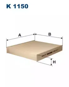 K1150 FILTRON Фильтр, воздух во внутренном пространстве