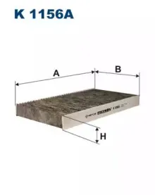 K1156A FILTRON Фильтр, воздух во внутренном пространстве